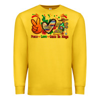 Lemon peace love cinco de mayo Premium Sweatshirt - Zillion Design Studio