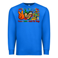 True Royal peace love cinco de mayo Premium Sweatshirt - Zillion Design Studio