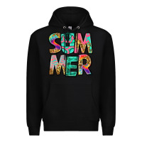 Black summer leopard tie dye Premium Hoodie - Jasminsmagicworld