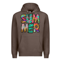 Coffee summer leopard tie dye Premium Hoodie - Jasminsmagicworld