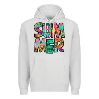 Dove Grey summer leopard tie dye Premium Hoodie - Jasminsmagicworld