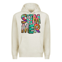 Oatmeal Heather summer leopard tie dye Premium Hoodie - Jasminsmagicworld