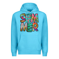Ocean Blue summer leopard tie dye Premium Hoodie - Jasminsmagicworld
