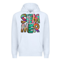 White summer leopard tie dye Premium Hoodie - Jasminsmagicworld