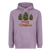 Lavender merry christmas trees Heavyweight Hoodie - RanaPortraitStore