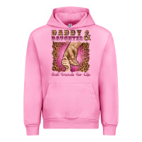 Fuchsia Pink daddy and daughter best friends for life Urban Hoodie - Artiststas