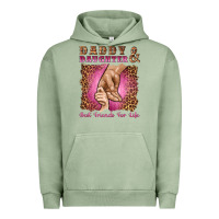 Pigment Oil Green daddy and daughter best friends for life Urban Hoodie - Artiststas