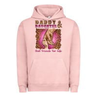 Pigment Salmon daddy and daughter best friends for life Urban Hoodie - Artiststas