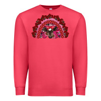 Cardinal valentine's day baby cow rainbow Premium Sweatshirt - RanaPortraitStore