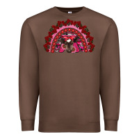 Chestnut valentine's day baby cow rainbow Premium Sweatshirt - RanaPortraitStore