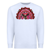 White valentine's day baby cow rainbow Premium Sweatshirt - RanaPortraitStore