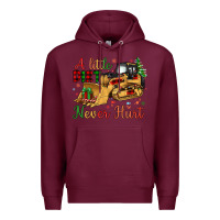 Burgundy Christmas A Little Dirt Never Hurt Premium Hoodie - Artiststas
