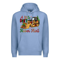 Colony Blue Christmas A Little Dirt Never Hurt Premium Hoodie - Artiststas