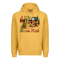 Mustard Christmas A Little Dirt Never Hurt Premium Hoodie - Artiststas
