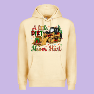 Christmas A Little Dirt Never Hurt Premium Hoodie Designed By Artiststas