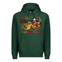 Sports Green Christmas A Little Dirt Never Hurt Premium Hoodie - Artiststas