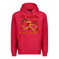 Cardinal el amor se comparte with churros Premium Hoodie - AdoDesignShop
