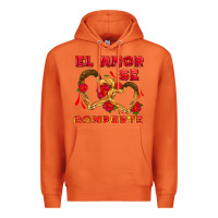 Carrot el amor se comparte with churros Premium Hoodie - AdoDesignShop