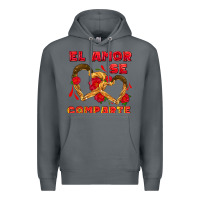 Rock el amor se comparte with churros Premium Hoodie - AdoDesignShop