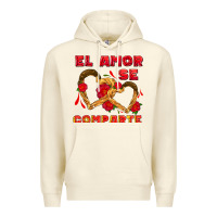 Sandshell el amor se comparte with churros Premium Hoodie - AdoDesignShop