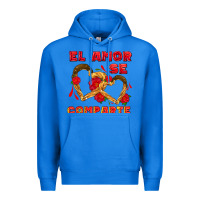 True Royal el amor se comparte with churros Premium Hoodie - AdoDesignShop