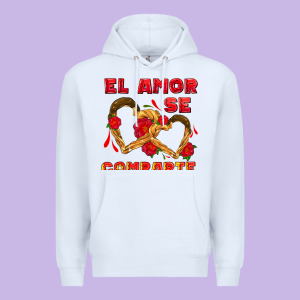 El Amor Se Comparte With Churros Premium Hoodie Designed By Adodesignshop