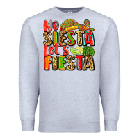 Heather Grey no siesta let's fiesta Premium Sweatshirt - Zillion Design Studio