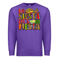 Purple no siesta let's fiesta Premium Sweatshirt - Zillion Design Studio