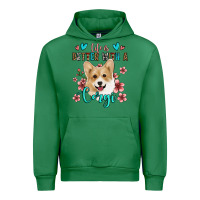 Emerald life is better with a corgi Urban Hoodie - Jasminsmagicworld