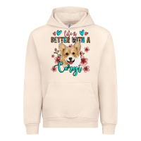 Sandshell life is better with a corgi Urban Hoodie - Jasminsmagicworld