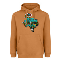 Meerkat Merry Christmas Texas Map Heavyweight Hoodie - RanaPortraitStore