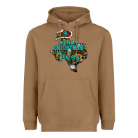 Toasted Coconut Merry Christmas Texas Map Heavyweight Hoodie - RanaPortraitStore