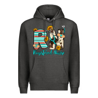 Charcoal Heather rn registered nurse Premium Hoodie - Artiststas