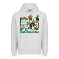 Dove Grey rn registered nurse Premium Hoodie - Artiststas