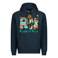 Navy rn registered nurse Premium Hoodie - Artiststas