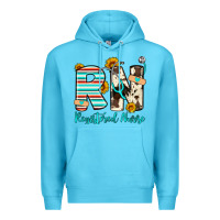 Ocean Blue rn registered nurse Premium Hoodie - Artiststas