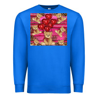True Royal valentine's day tedybear tumbler Premium Sweatshirt - RanaPortraitStore
