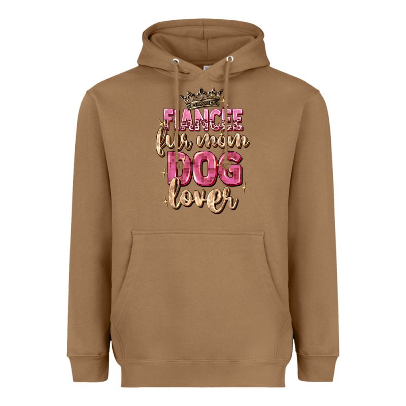 Fiancée Fur Mom Dog Lover Heavyweight Hoodie by Zillion Design Studio | Teevron