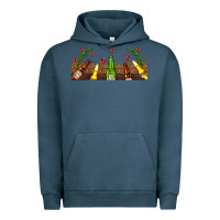 Pigment Midnight Navy beer party for christmas Urban Hoodie - AdoDesignShop