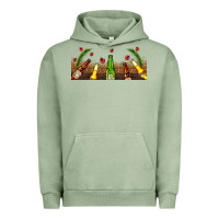 Pigment Oil Green beer party for christmas Urban Hoodie - AdoDesignShop