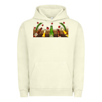 Pigment Pistachio beer party for christmas Urban Hoodie - AdoDesignShop