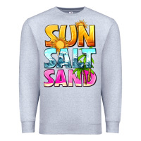 Heather Grey sun salt sand Premium Sweatshirt - texasbilliewilder