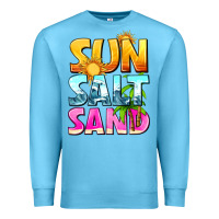 Ocean Blue sun salt sand Premium Sweatshirt - texasbilliewilder