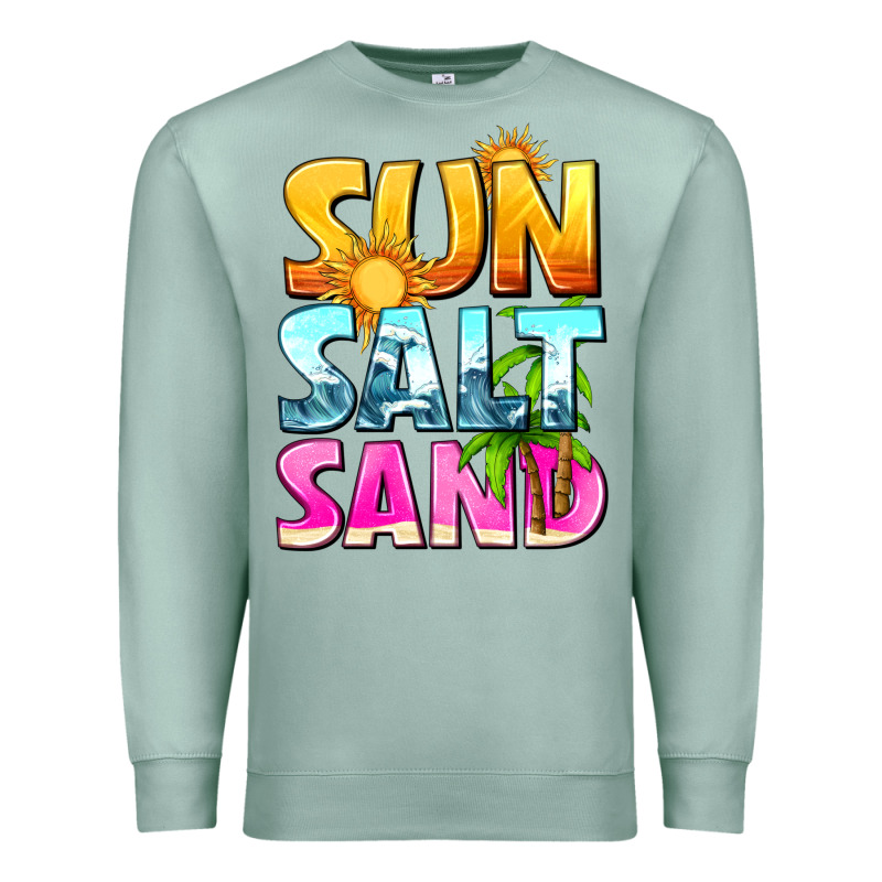 Sun Salt Sand Premium Sweatshirt by texasbilliewilder | Teevron