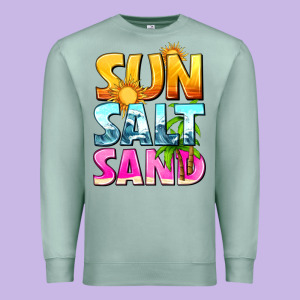 Sun Salt Sand Premium Sweatshirt Designed By Texasbilliewilder