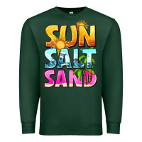 Sports Green sun salt sand Premium Sweatshirt - texasbilliewilder