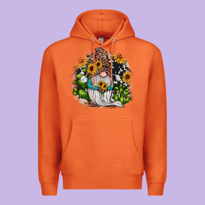 Gnomes Sunflower Cactus Premium Hoodie Designed By Jahusdesignshop