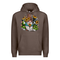 Coffee gnomes sunflower cactus Premium Hoodie - JahusDesignShop