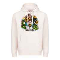 Pale Pink gnomes sunflower cactus Premium Hoodie - JahusDesignShop