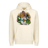 Tofu gnomes sunflower cactus Premium Hoodie - JahusDesignShop